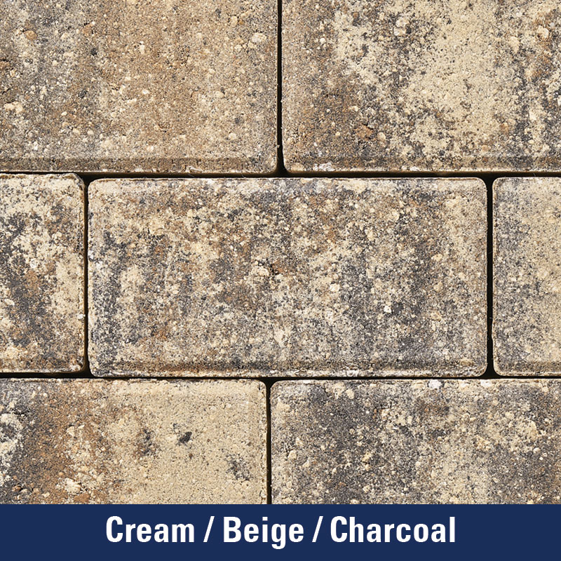 Cream Beige Charcoal