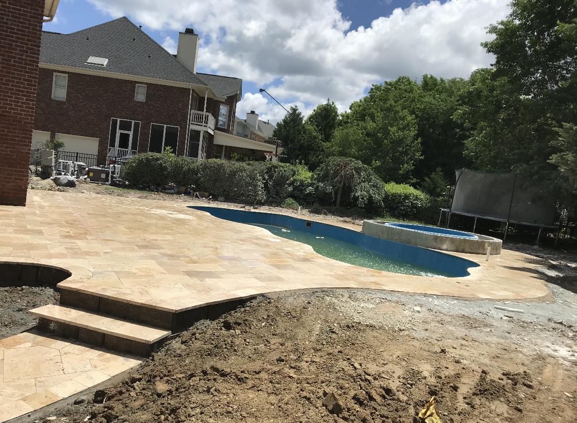 Pool Deck Installation
