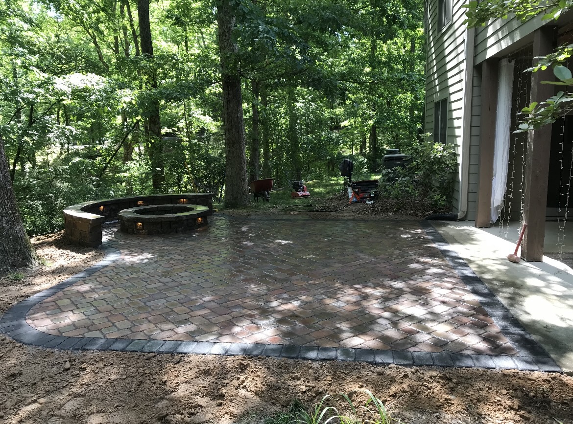 Custom Fire Pit Area